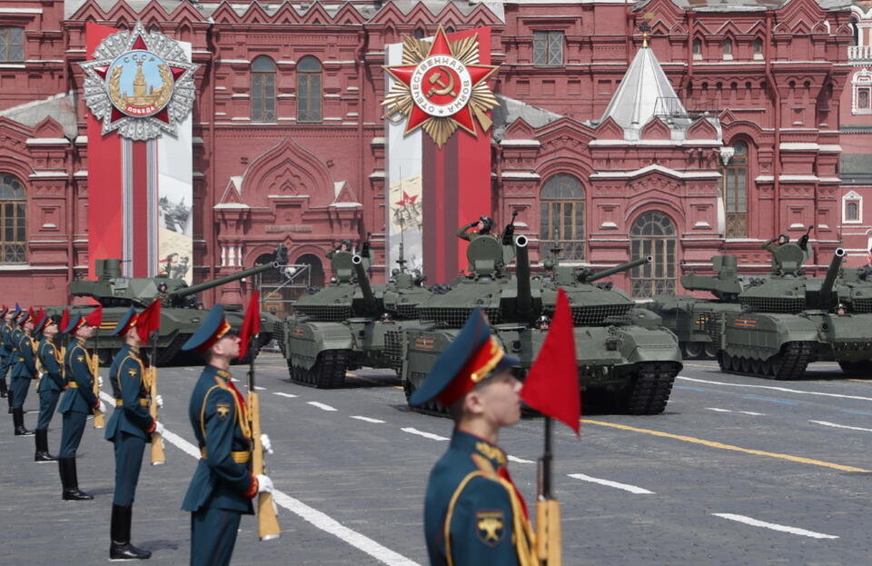 Przygotowania do parady w Moskwie / autor: PAP/EPA