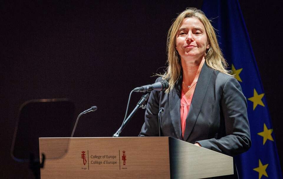 Federica Mogherini  / autor: PAP/EPA/Olivier Matthys