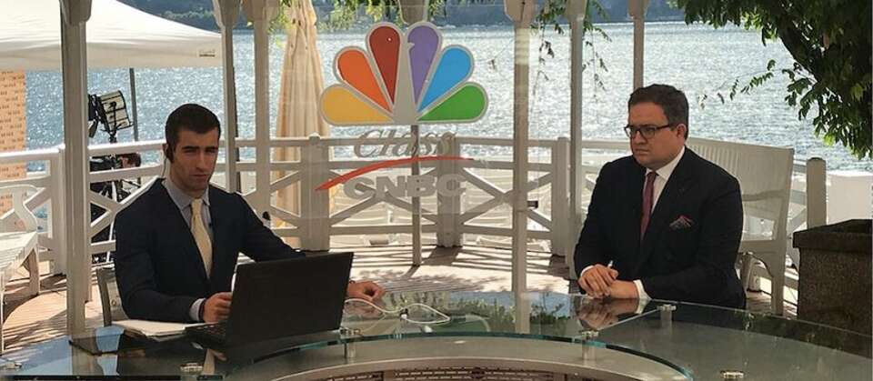 Prezes Pekao S.A. w CNBC / autor: mat. prasowe