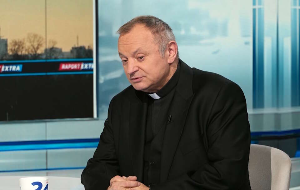 Ks. prof. Waldemar Cisło z , Fundacji "Przyjaciel Misji". / autor: Telewizja wPolsce24