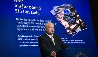 Złoto Glapińskiego zyskało 6,6 mld dol. - w miesiąc!