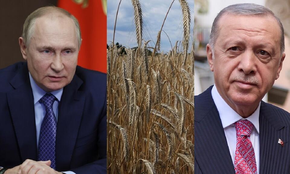 Władimir Putin/Zboże/Recep Erdogan / autor: PAP/EPA/Fratria/President.gov.ua, CC BY 4.0 <https://creativecommons.org/licenses/by/4.0>, via Wikimedia Commons