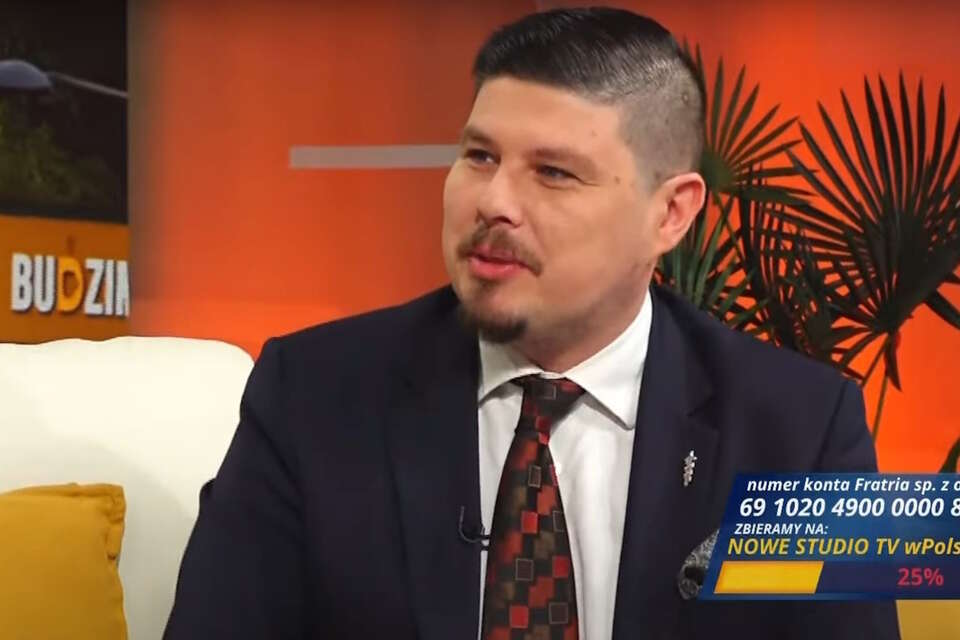 Poseł Konfederacji Michał Nieznański / autor: wPolsce24/screen