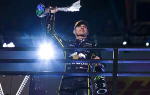 Max Verstappen, zwycięzca Grad Prix w Las Vegas / autor: PAP/EPA