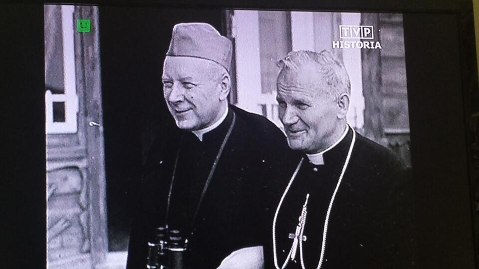Prymas Stefan Wyszyński i abp Karol Wojtyła / autor: screen TVP/Fratria
