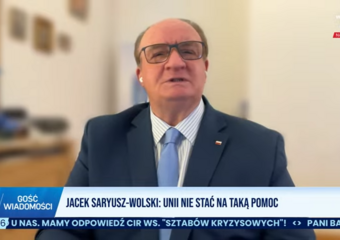 Gość Wiadomości wPolsce24 Jacek Saryusz Wolski: pomoc Unii to pijar, gest bez znaczenia