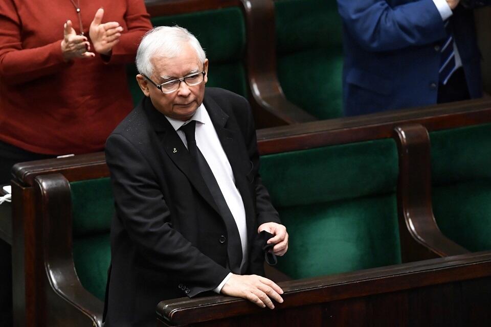 Prezes PiS, wicepremier Jarosław Kaczyński / autor: PAP/Radek Pietruszka
