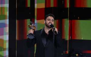 Zdobywca nagrody jury w konkursie Premiery Sargis, 5 bm. w drugim dniu 63. Krajowego Festiwalu Polskiej Piosenki w Opolu / autor: PAP/Krzysztof Świderski