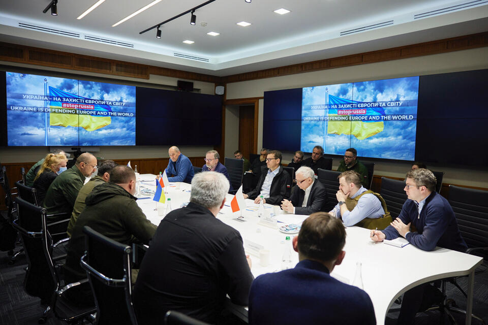 Wizyta premier w Kijowie  / autor: EPA/PAP