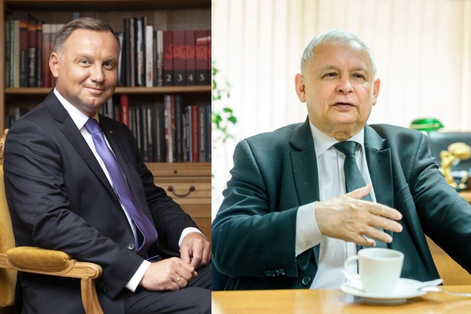 Andrzej Duda/Jarosław Kaczyński  / autor: fratria