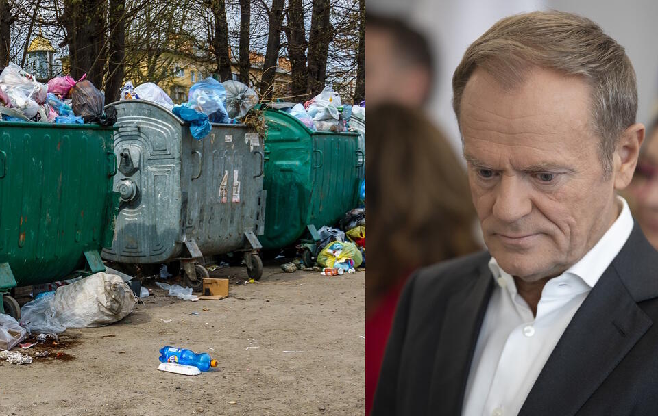 Donald Tusk i problem śmieciowy / autor: Fratria