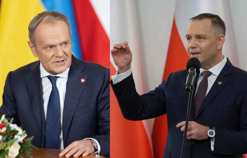 Dziś dojdzie do spotkania prezydenta Nawrockiego z premierem Tuskiem / autor: PAP/Paweł Supernak