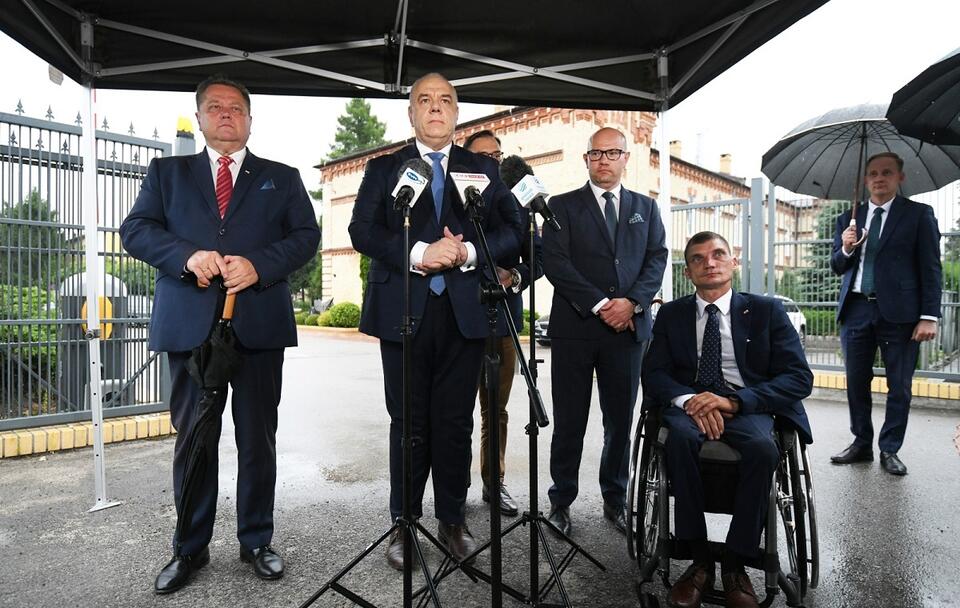 Minister Jacek Sasin w Suwałkach / autor: PAP/Michał Zieliński