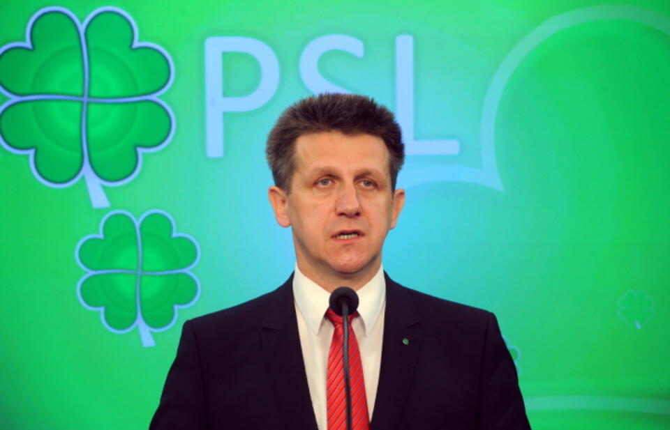 Jan Bury (PSL)  fot. PAP/Grzegorz Jakubowski