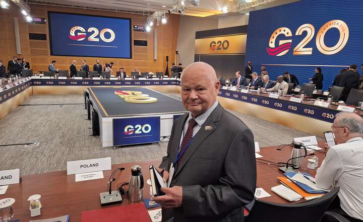 Prezes NBP prof. Adam Glapiński bierze udział w posiedzeniu ministrów finansów i prezesów banków centralnych państw G20 / autor: materiały prasowe NBP