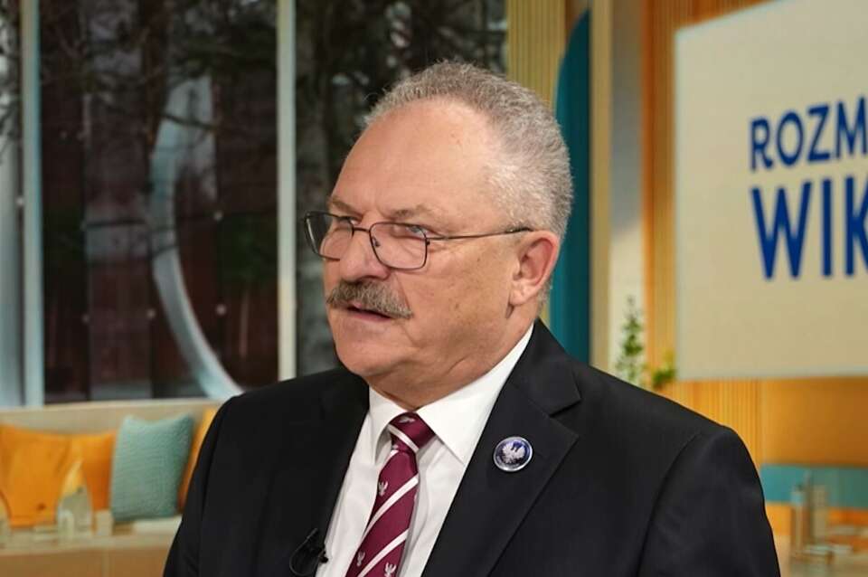 Na zdjęciu poseł niezrzeszony Marek Jakubiak na antenie Telewizji wPolse24 / autor: Telewizja wPolsce24