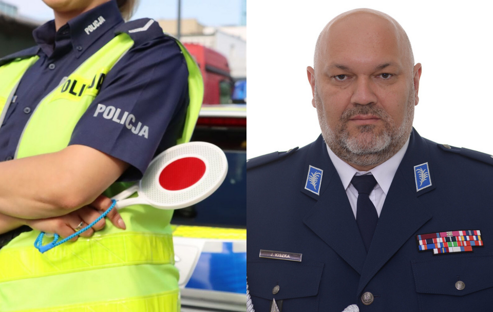 Podinsp. Janusz Kiszka, komendant miejski policji w Przemyślu / autor: X/@PolskaPolicja/KMP w Przemyślu