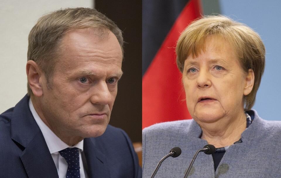 Donald Tusk/Angela Merkel / autor: Fratria
