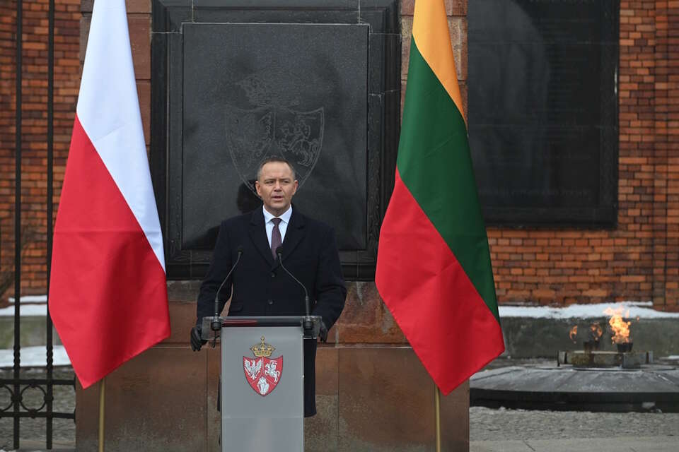 Na zdjęciu prezydent Karol Nawrocki.  / autor: PAP/Marcin Obara