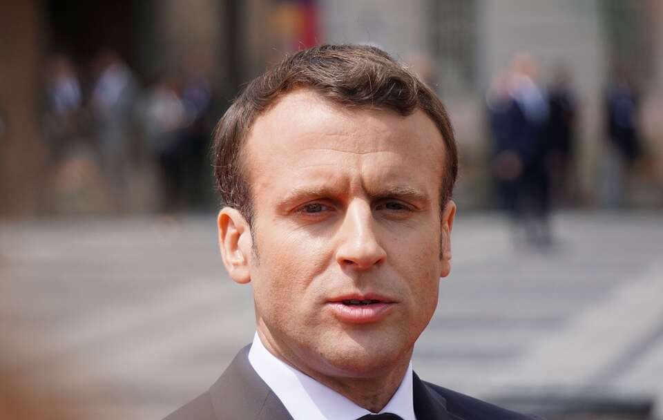 Emmanuel Macron (na zdjęciu) jednak nie będzie rozmawiał z Władimirem Putinem? / autor: Fratria