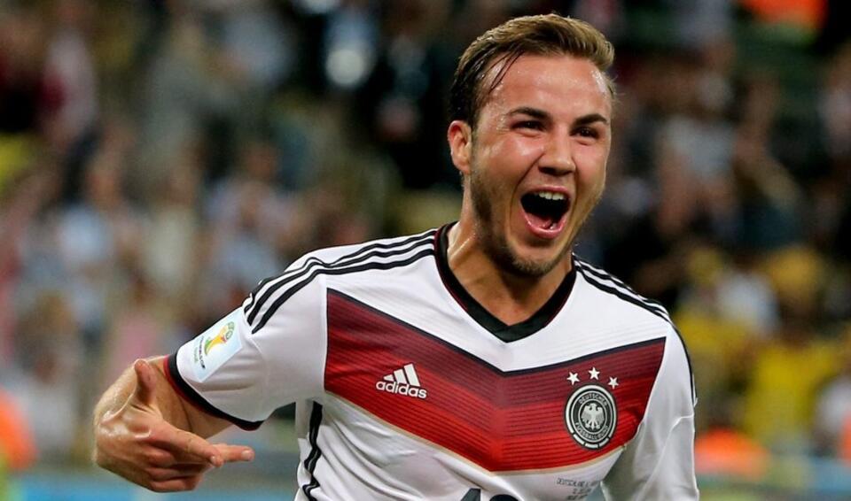 Mario Goetze po strzeleniu bramki na wagę Pucharu Świata. Fot. PAP / EPA