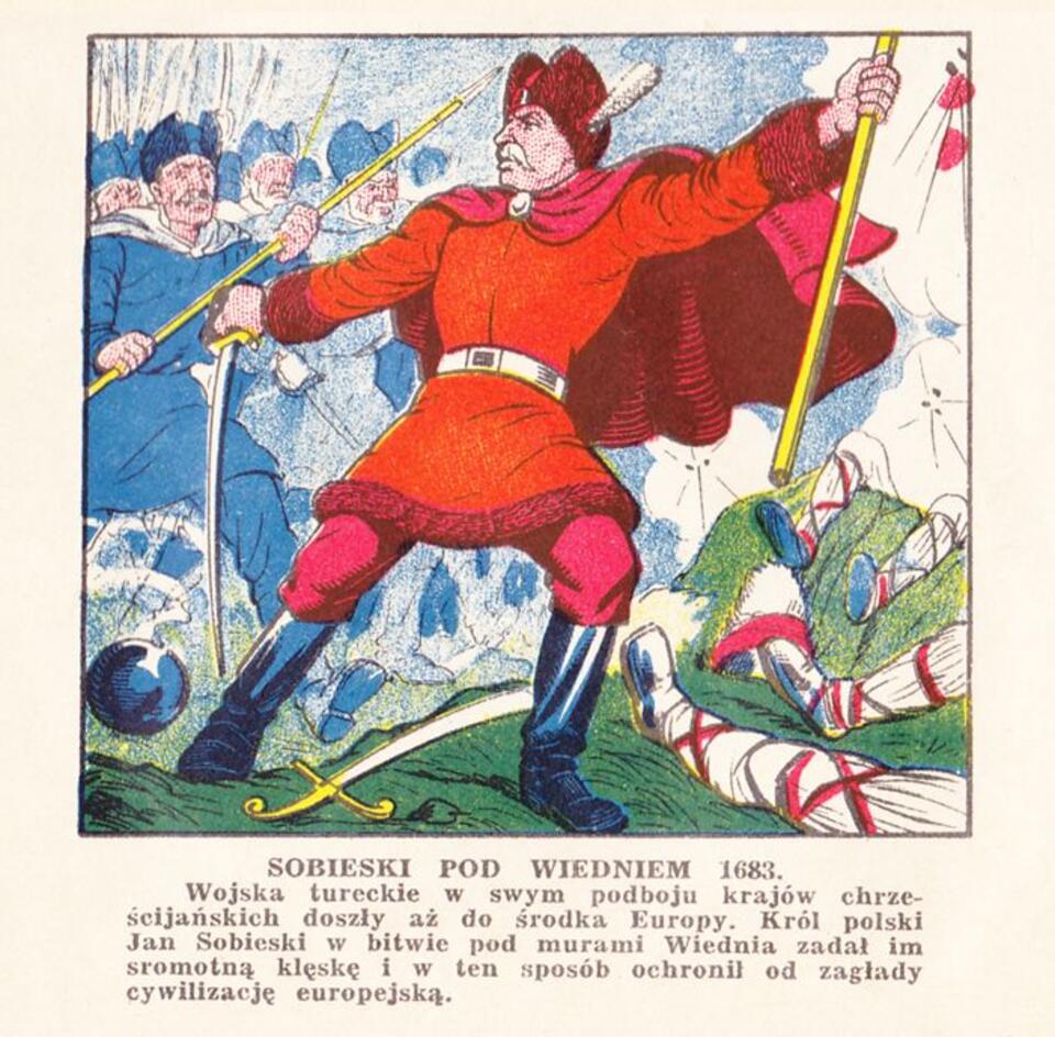 Ilustracja z książeczki wydanej w latach 30. dla dzieci polskich emigrantów we Francji. Fot. wPolityce.pl