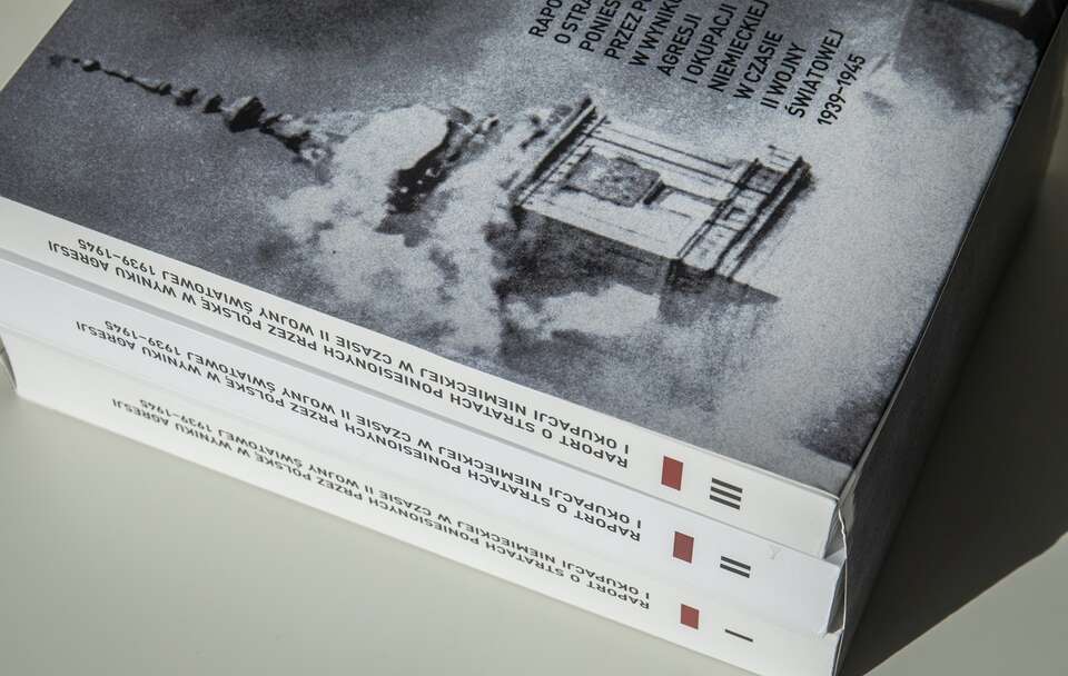 Raport o stratach poniesionych przez Polskę w wyniku agresji i okupacji niemieckiej w czasie II wojny światowej 1939-1945 / autor: Fratria