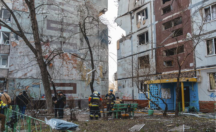 Zniszczenia w Zaporożu / autor: PAP/EPA