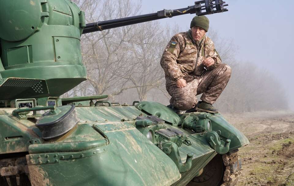 Samobieżne działo przeciwlotnicze Gepard w okolicach Odessy / autor: PAP/Alena Solomonova
