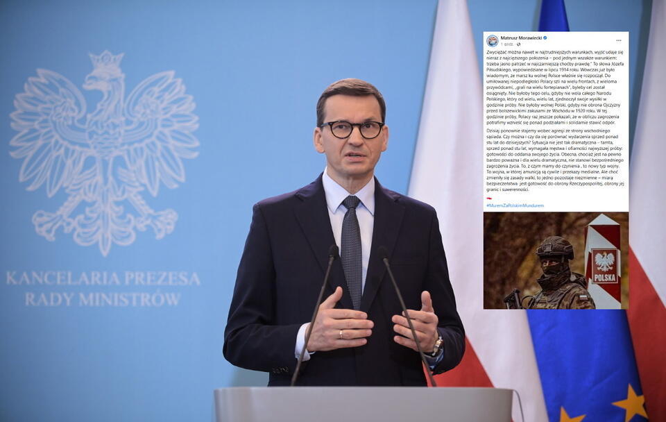 Premier Mateusz Morawiecki / autor: PAP/Marcin Obara; Facebook/Mateusz Morawiecki