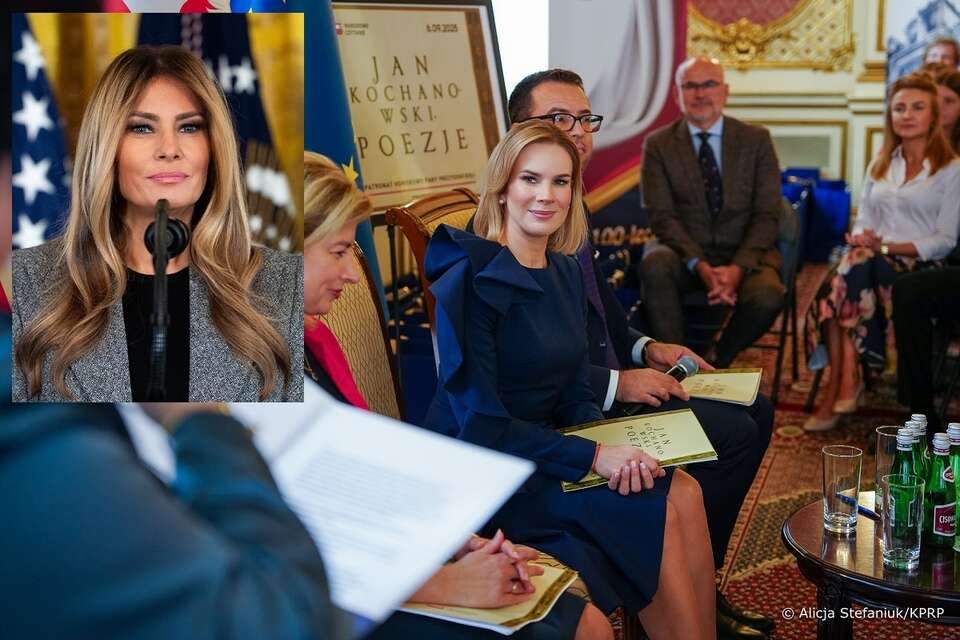 Pierwsza Dama Marta Nawrocka podczas akcji Narodowego Czytania w Konsulacie Generalnym RP w Nowym Jorku / autor: Alicja Stefaniuk/KPRP/The White House, Public domain, via Wikimedia Commons