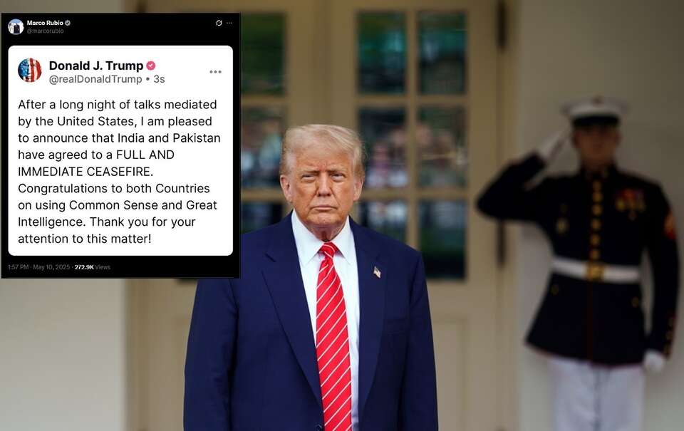 Prezydent USA Donald Trump / autor: PAP/EPA/WILL OLIVER