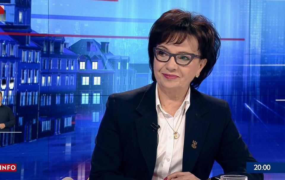 Elżbieta Witek / autor: wPolityce.pl/TVP Info (screenshot)