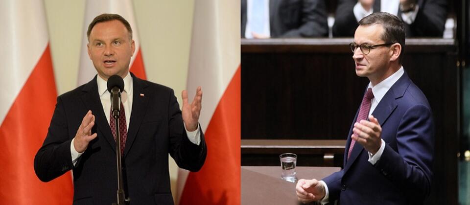 Prezydent Andrzej Duda, premier Andrzej Duda / autor: PAP/Jakub Kamiński; PAP/Leszek Szymański