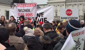 STOP BANKOWEMU BEZPRAWIU: zobaczcie jak wyglądał naprawdę bunt tysięcy Polaków (RELACJA WIDEO)