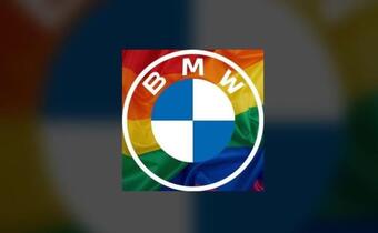 Tęczowe logo BMW.  To nie musi się podobać