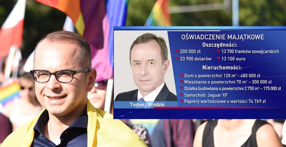 Poseł Michał Szczerba, fragment materiału 'Wiadomości' TVP / autor: wPolityce.pl