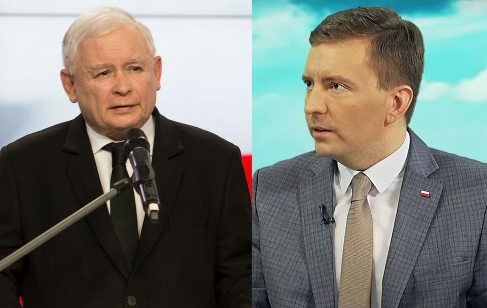 Jarosław Kaczyński/ Łukasz Schreiber / autor: Fratria; wPolsce.pl (screenshot)