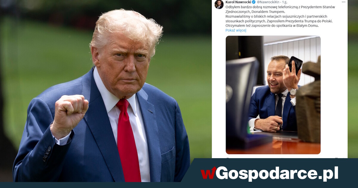 Nawrocki rozmawiał z Trumpem! "Otrzymałem zaproszenie do Białego Domu"