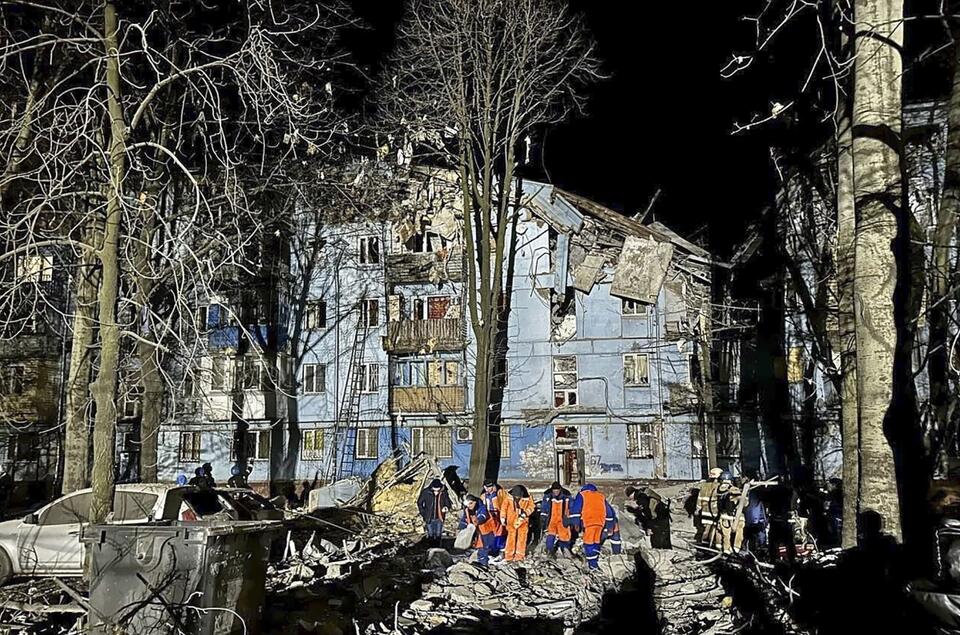 Rosyjski atak na Zaporoże - zdjęcie ilustracyjne. / autor: PAP/EPA