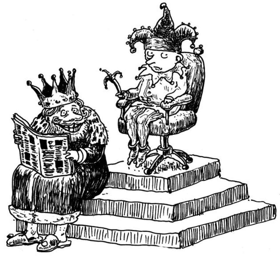 Rys. Rafał Zawistowski, "Błazenada"
