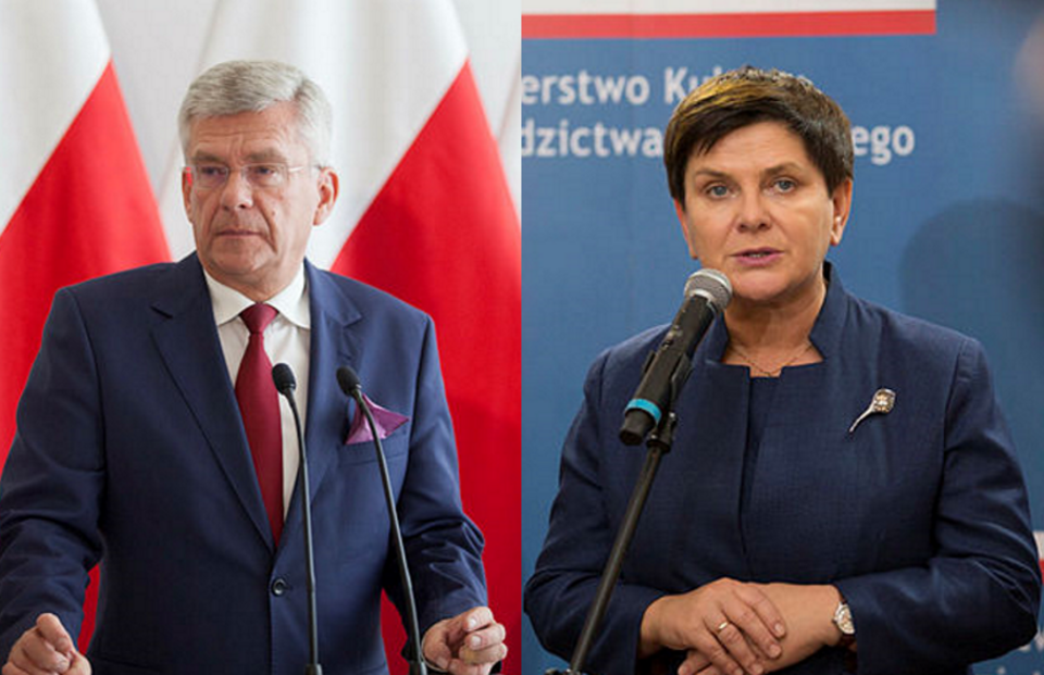Stanisław Karczewski/Beata Szydło / autor: fratria