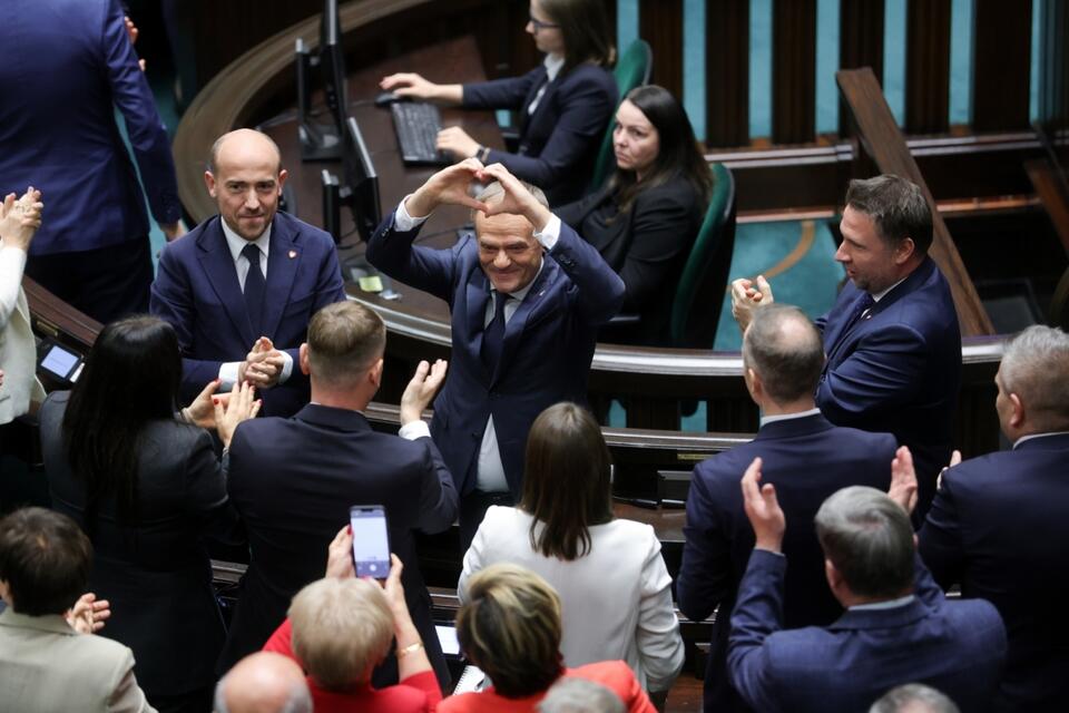 Sejm wybrał Donalda Tuska na premiera. / autor: PAP/Rafał Guz
