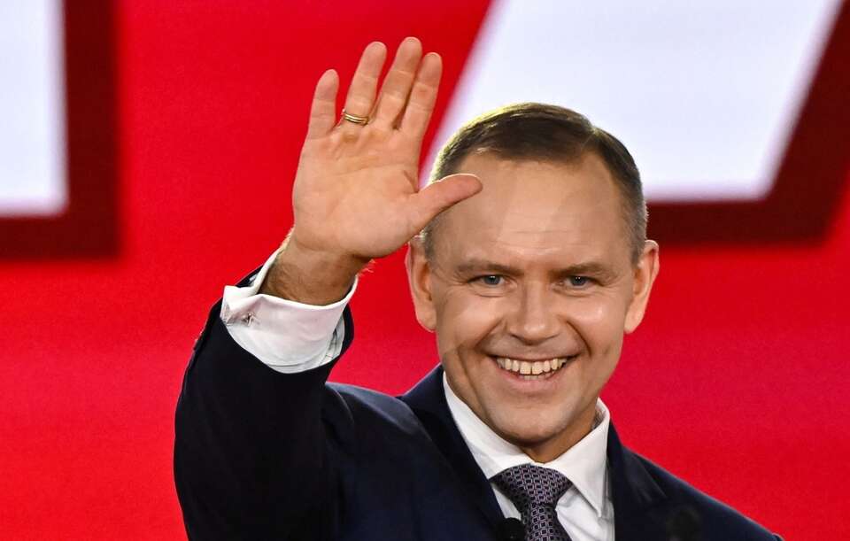 Niemieckie media zaatakował prezydenta Nawrockiego / autor: PAP/Adam Warżawa