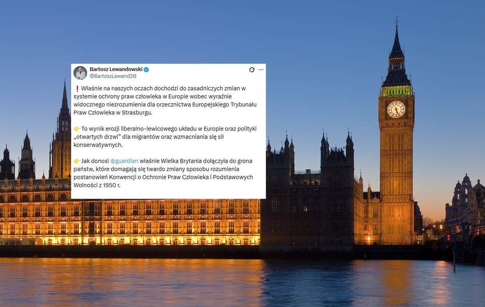 Mec. Lewandowski: Wielka Brytania chce zmienić prawo azylowe