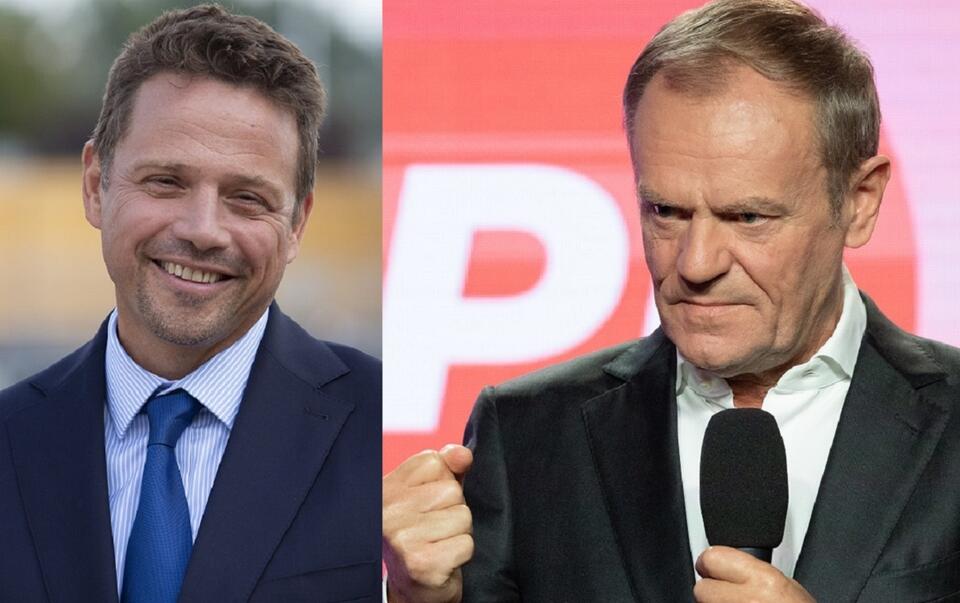 Rafał Trzaskowski/Donald Tusk / autor: Fratria