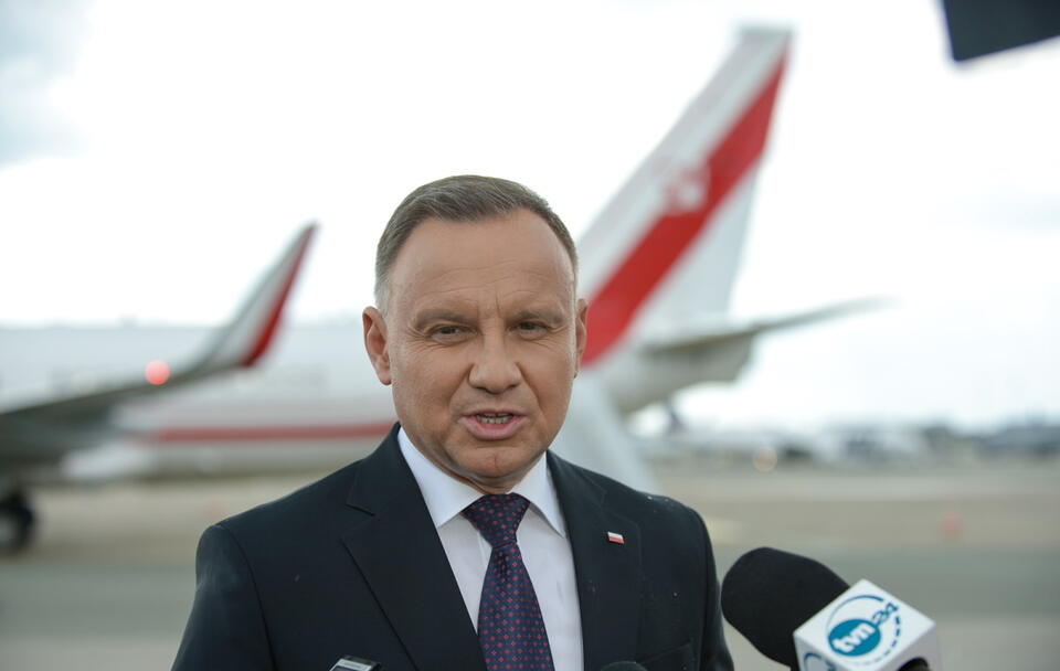 Prezydent Andrzej Duda / autor: PAP/Marcin Obara