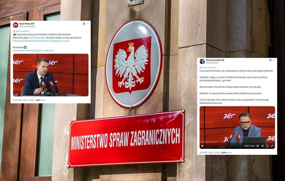 Tabliczka na budynku MSZ / autor: Fratria 