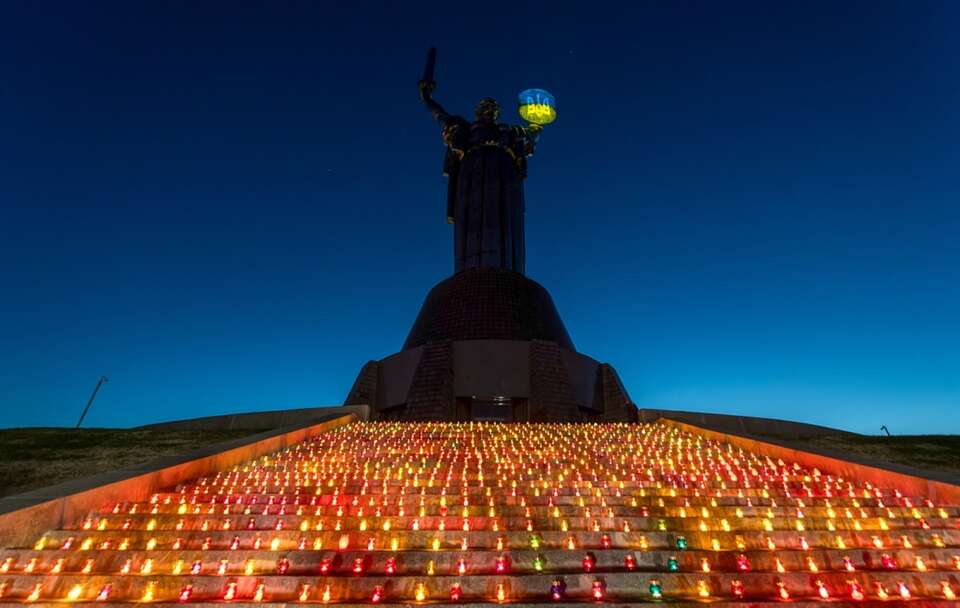 Kijów w 1000. dniu wojny / autor: PAP/Vladyslav Musiienko