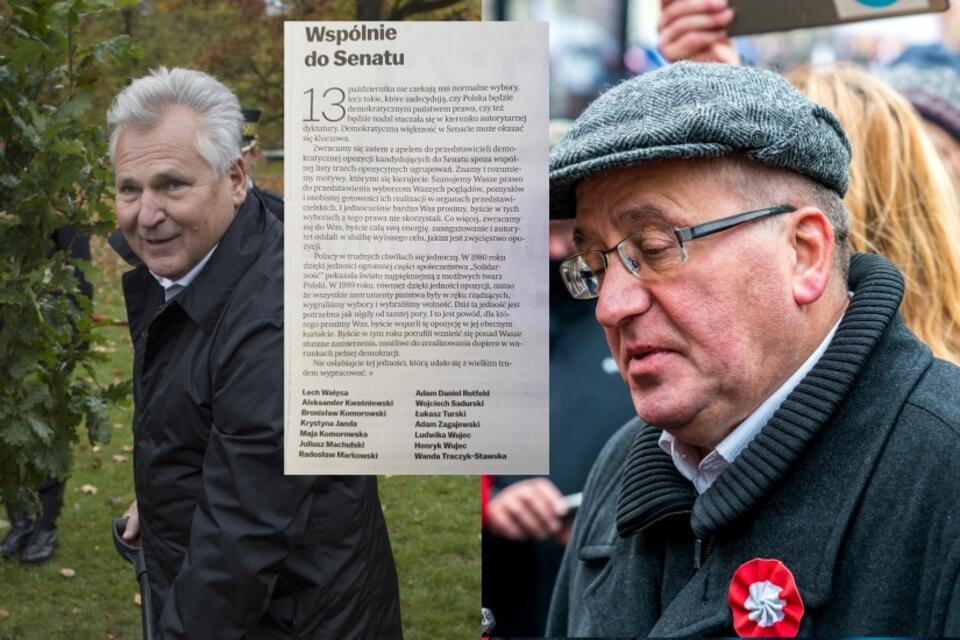 Kwaśniewski i Komorowski / autor: Fratria/'Gazeta Wyborcza'